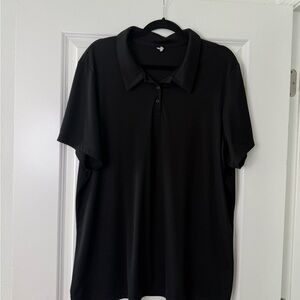 Classic Black Women’s Golf Polo Shirt